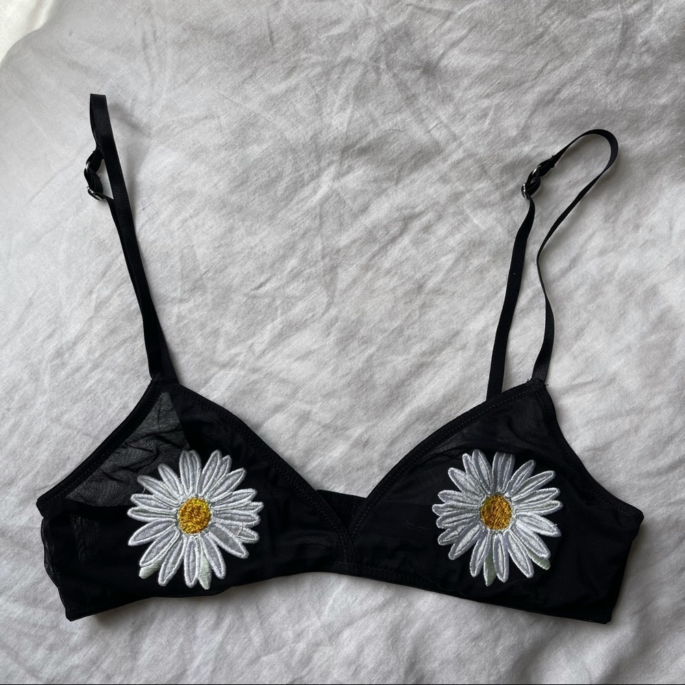 Out from Under Urban Outfitters flower bralette